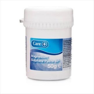 mg sulphate paste
